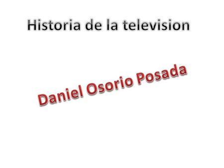 50’s El general rojas pinilla promete traer la televisión a Colombia El 13 de junio de 1954 es inaugurada oficialmente la televisión en Colombia como.