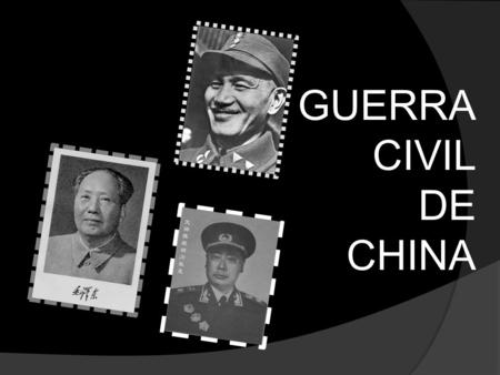 GUERRA CIVIL DE CHINA.