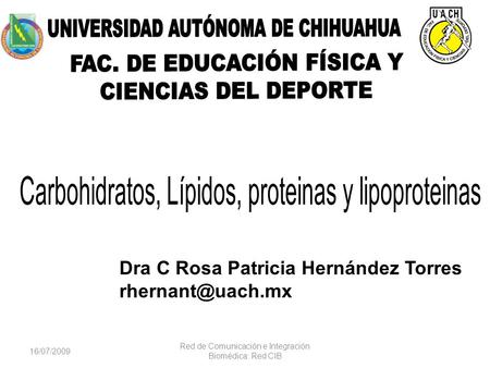 UNIVERSIDAD AUTÓNOMA DE CHIHUAHUA FAC. DE EDUCACIÓN FÍSICA Y
