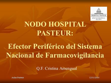 NODO HOSPITAL PASTEUR: