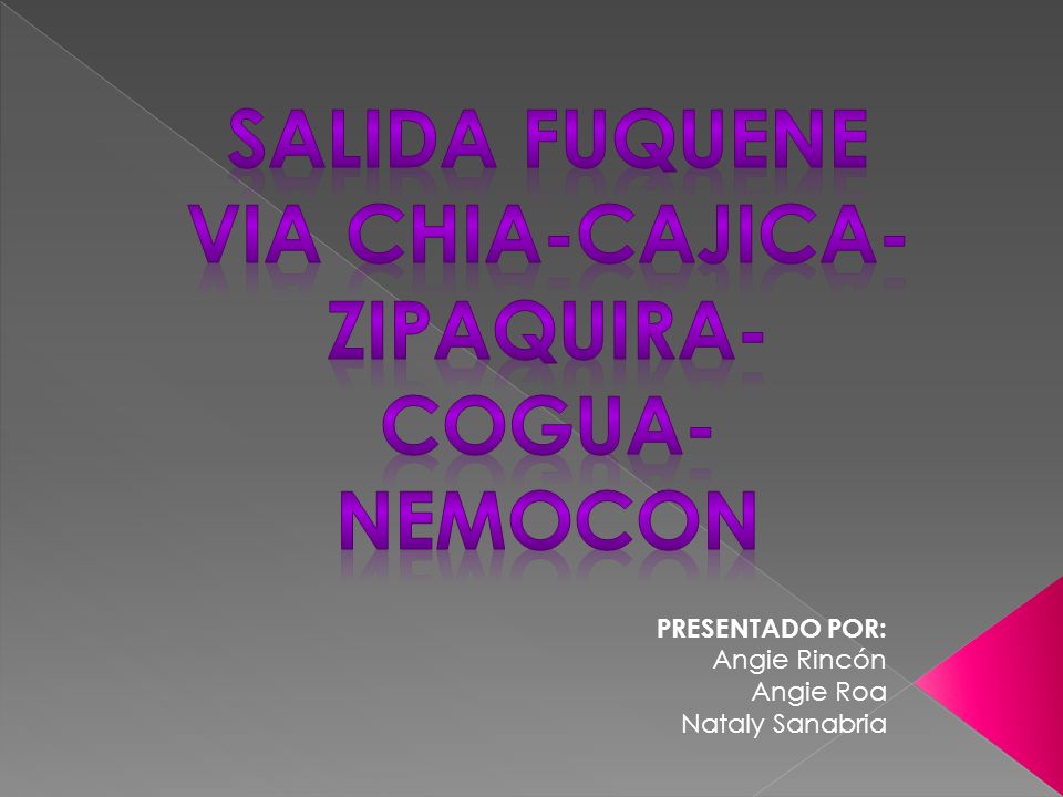 Via Chia Cajica Zipaquira Cogua Nemocon Ppt Video Online Descargar