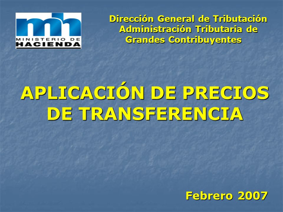 MetodologÃa De Los Precios De Transferencia
