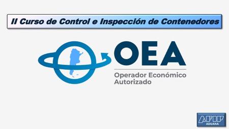 II Curso de Control e Inspección de Contenedores