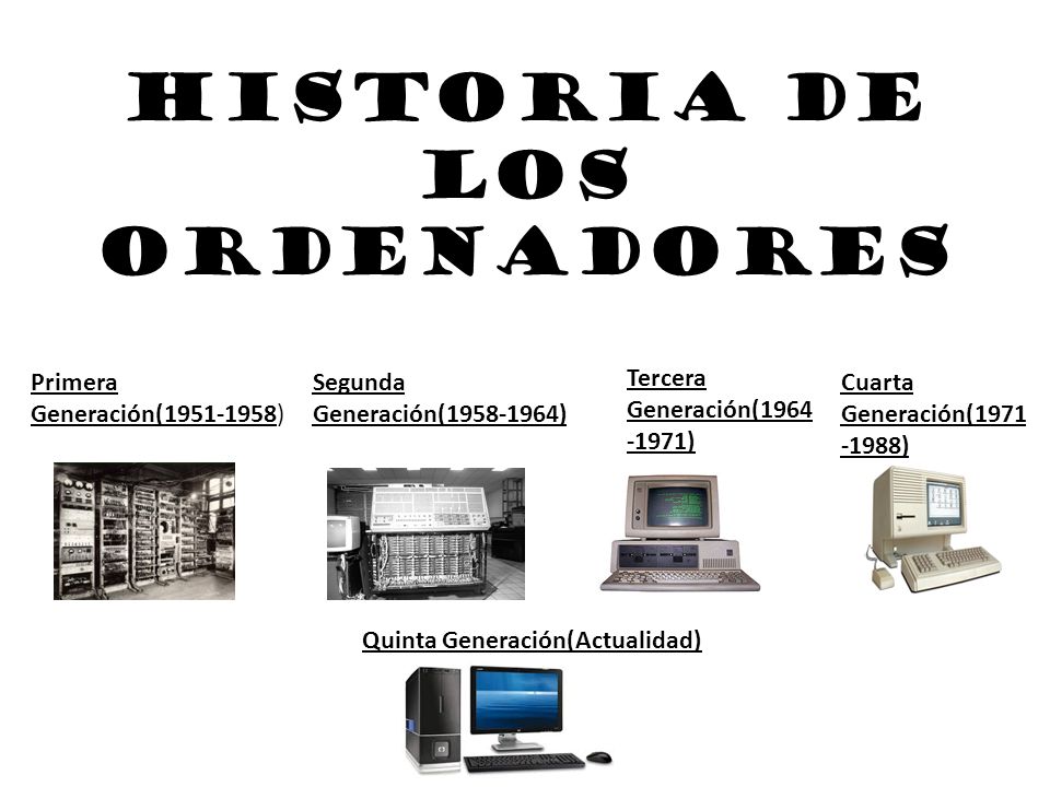 HISTORIA DE LOS ORDENADORES - ppt video online descargar