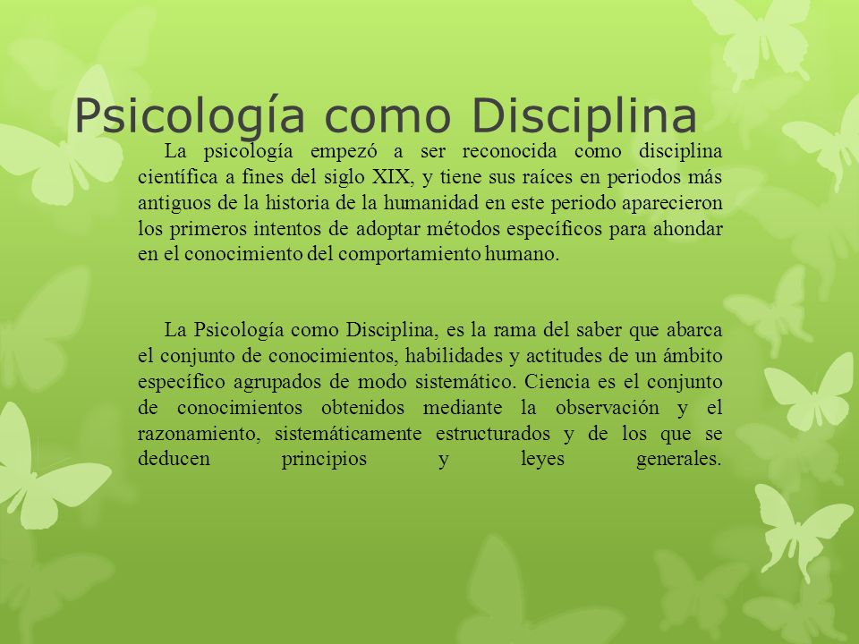 herramienta Satisfacer Por favor mira Psicología como Disciplina - ppt video online descargar