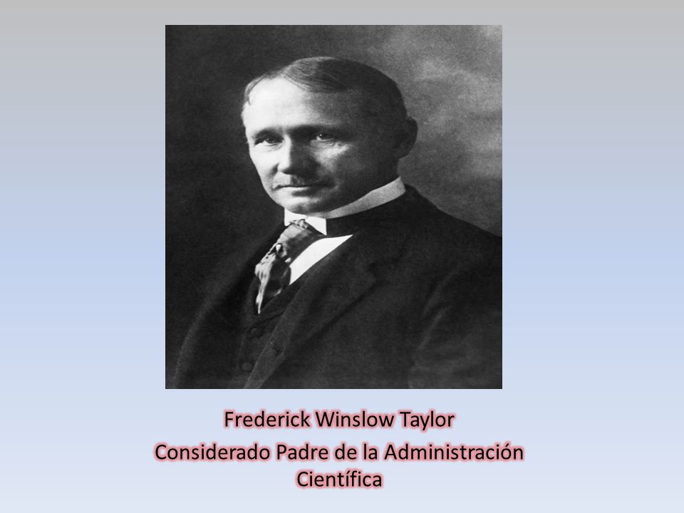 Fundador Frederick Taylor(1985)