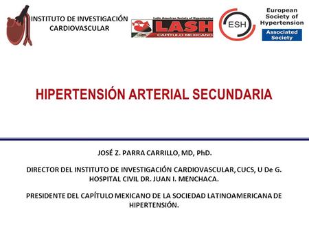 HIPERTENSIÓN ARTERIAL SECUNDARIA