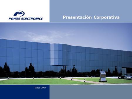 Presentación Corporativa