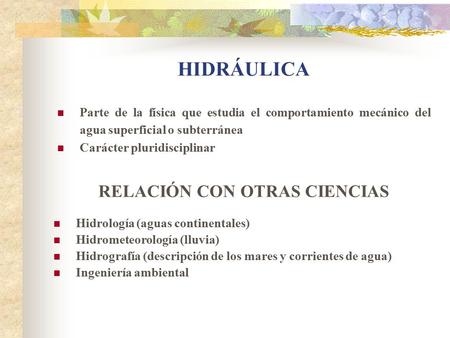 RELACIÓN CON OTRAS CIENCIAS