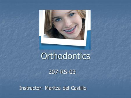 207-RS-03 Instructor: Maritza del Castillo