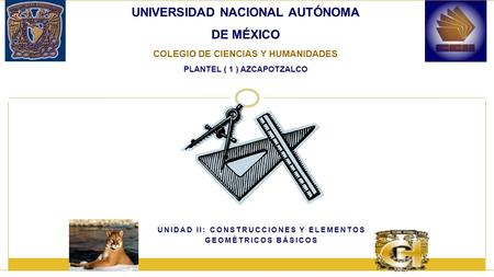 UNIDAD II: CONSTRUCCIONES Y ELEMENTOS GEOMÉTRICOS BÁSICOS