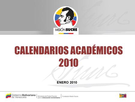 CALENDARIOS ACADÉMICOS 2010 ENERO 2010. CALENDARIO ACADÉMICO C.T.A – DERECHO 2010 I – II y III.