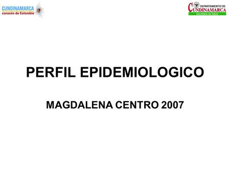 PERFIL EPIDEMIOLOGICO MAGDALENA CENTRO 2007. DISTRIBUCION POBLACIONAL POR GRUPOS ETAREOS MAGDALENA CENTRO AÑO 2007.