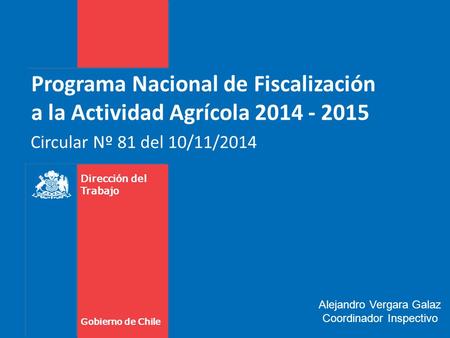 Programa Nacional de Fiscalización a la Actividad Agrícola