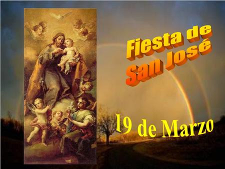 Fiesta de San José 19 de Marzo.