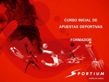 CURSO INICIAL DE APUESTAS DEPORTIVAS FORMADOR.
