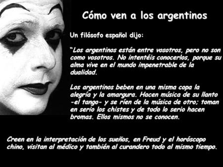 Cómo ven a los argentinos