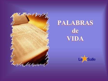 PALABRAS de VIDA.