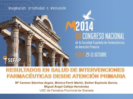 RESULTADOS EN SALUD DE INTERVENCIONES