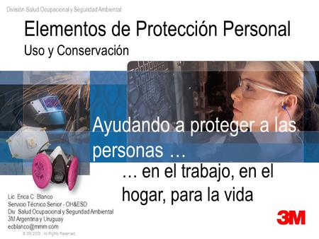 Elementos de Protección Personal