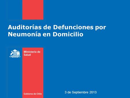 Auditorías de Defunciones por Neumonía en Domicilio