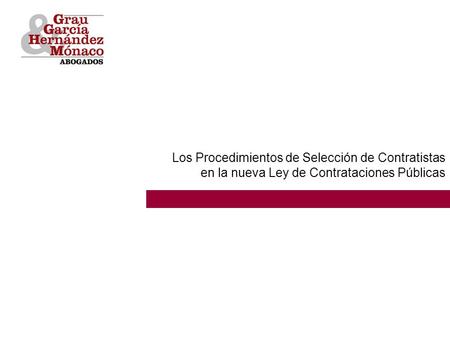 Consideraciones Generales
