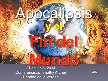 Conferencista: Timothy Archer