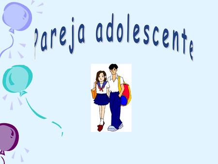 Pareja adolescente.