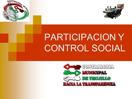 PARTICIPACION Y CONTROL SOCIAL