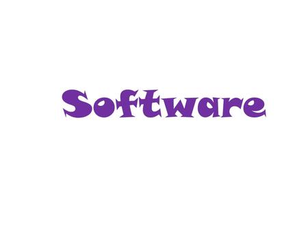 Software.
