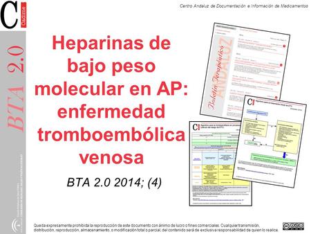 BTA  2.0 Centro Andaluz de Documentación e Información de Medicamentos
