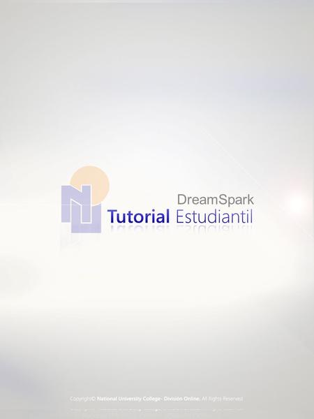 DreamSpark. Este tutorial se compone de cuatro partes: I.Pasos para solicitar el acceso a DreamSparkPasos para solicitar el acceso a DreamSpark II.Pasos.