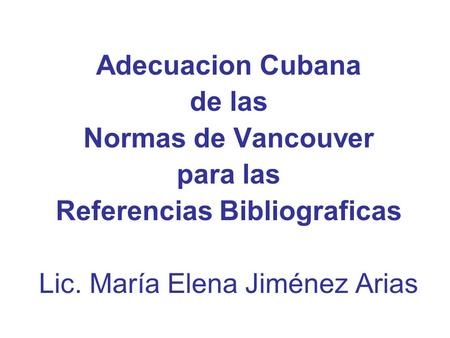 Referencias Bibliograficas