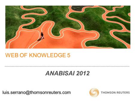 WEB OF KNOWLEDGE 5 ANABISAI 2012.
