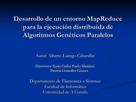 Autor: Alberto Luengo Cabanillas