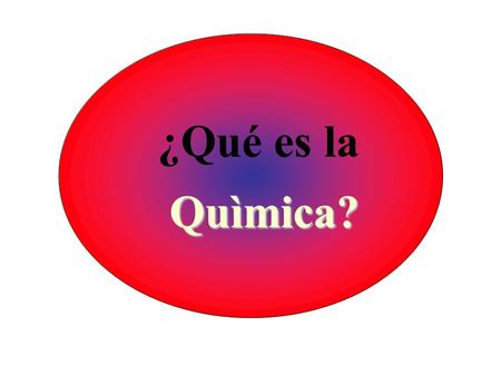 ¿Qué es la Quìmica?.