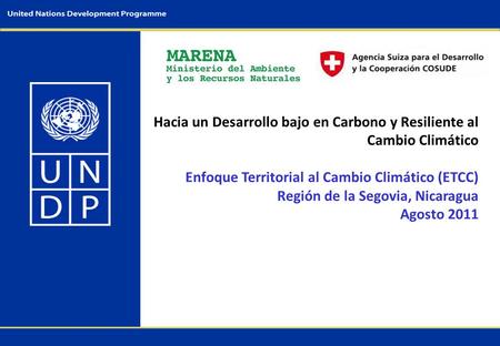 CAMBIO CLIMÁTICO EN NICARAGUA