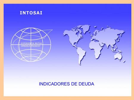 INDICADORES DE DEUDA.
