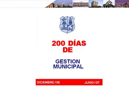 ASUNCENOS/AS En este informe de los 200 días de Gobierno de la ciudad de Asunción, deseo dejar constancia que ésta Intendencia Municipal ha obtenido.