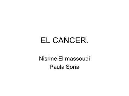 Nisrine El massoudi Paula Soria