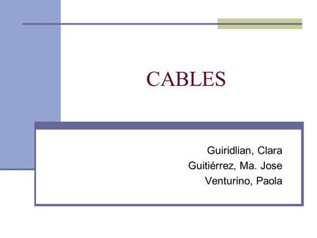Guiridlian, Clara Guitiérrez, Ma. Jose Venturino, Paola