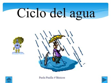 Ciclo del agua Paola Pinilla 4°Básicos.