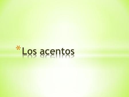 Do you know where accents go in Spanish? You could memorize them word by word, or you can just learn a few rules. ´