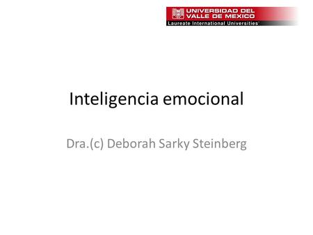 Inteligencia emocional