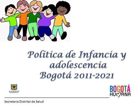 Política de Infancia y adolescencia Bogotá