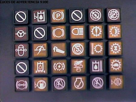 Símbolos de luces indicadoras de Estado/Advertencia