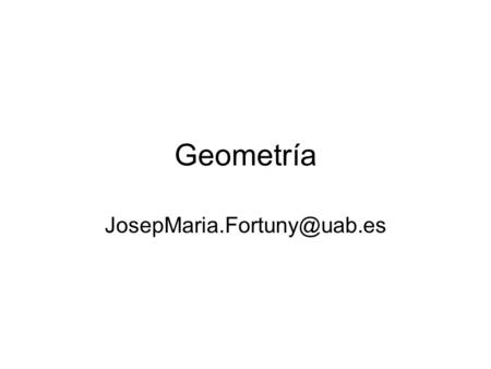 Geometría Alumno 1 Alumno 2.