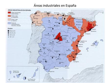 Áreas industriales en España