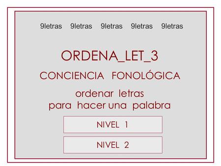 ORDENA_LET_3 CONCIENCIA FONOLÓGICA