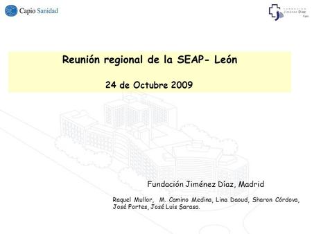 Reunión regional de la SEAP- León